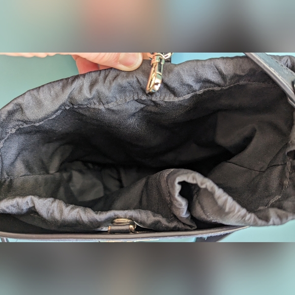 Kate Spade bucket bag in blue suede - Picture 6 of 10